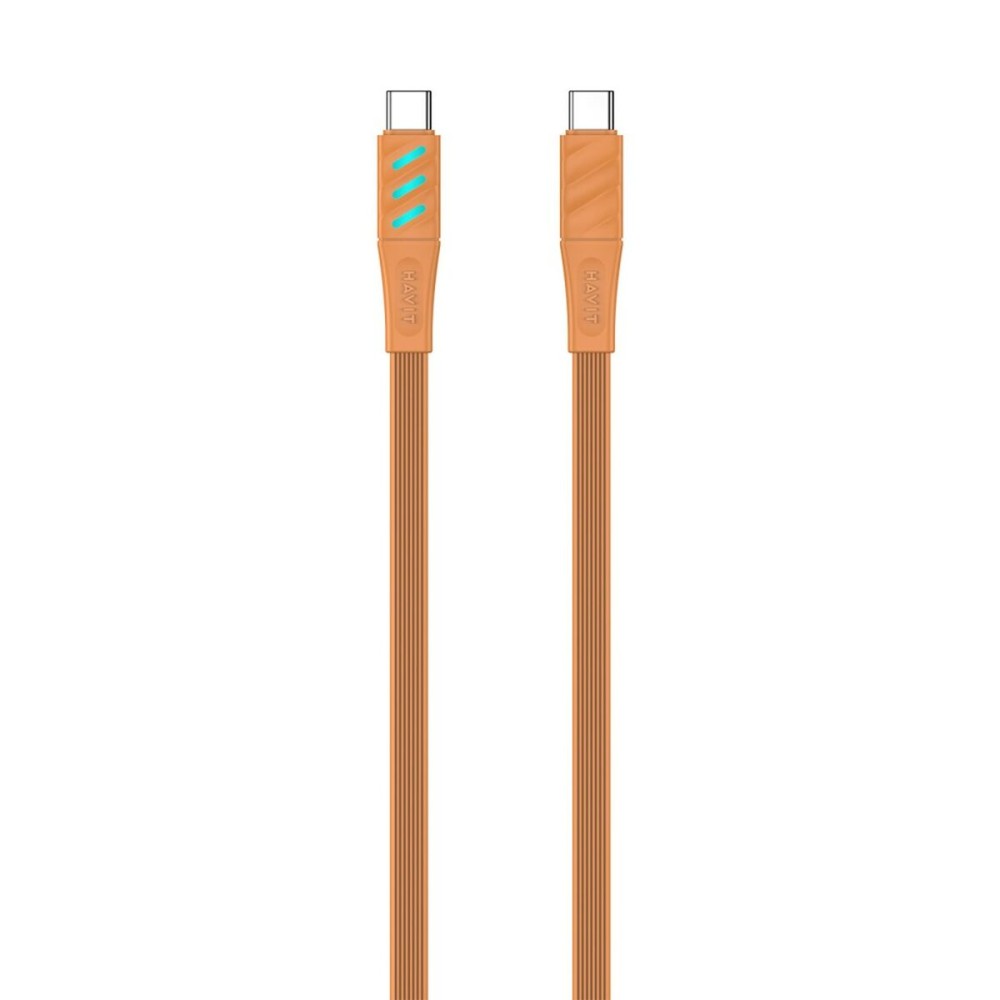 USB-C to USB-C Cable Havit CB6254 Orange 1 m