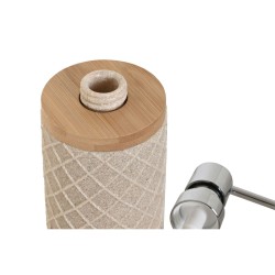 Distributeur de Savon Home ESPRIT Beige Résine Bambou 7 x 9 x 18 cm