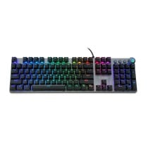 Keyboard Ibox AURORA K-4 Black Black/Silver QWERTY