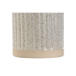 Verre Home ESPRIT Beige Doré Grès 7 x 7 x 10,5 cm