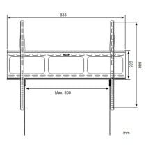 TV Halterung Techly ICA-PLB 860 42" 80" 60 Kg