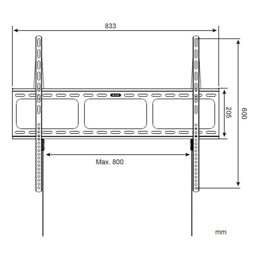 Support de TV Techly ICA-PLB 860 42" 80" 60 Kg