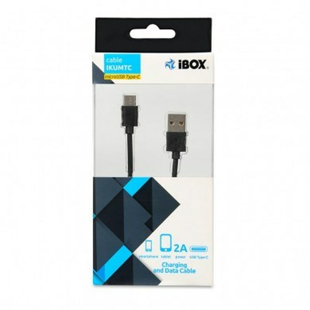 Câble USB-C vers USB Ibox IKUMTC Noir 1 m