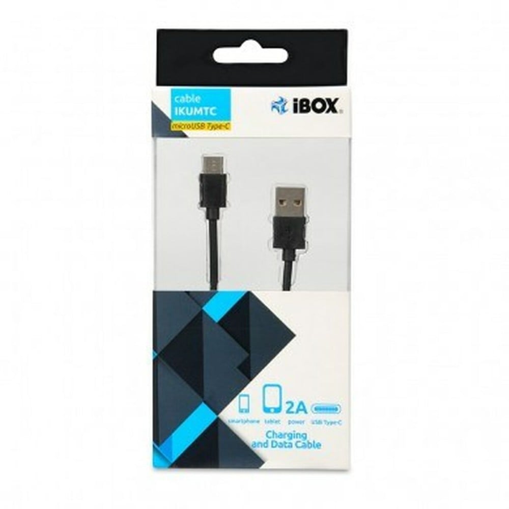 USB-C Cable to USB Ibox IKUMTC Black 1 m