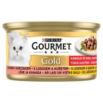 Katzenfutter Purina Huhn Lachsfarben 85 g