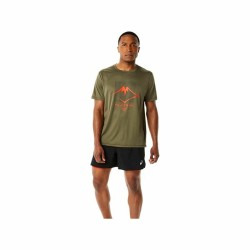 T-shirt à manches courtes homme Asics FUJITRAIL Vert