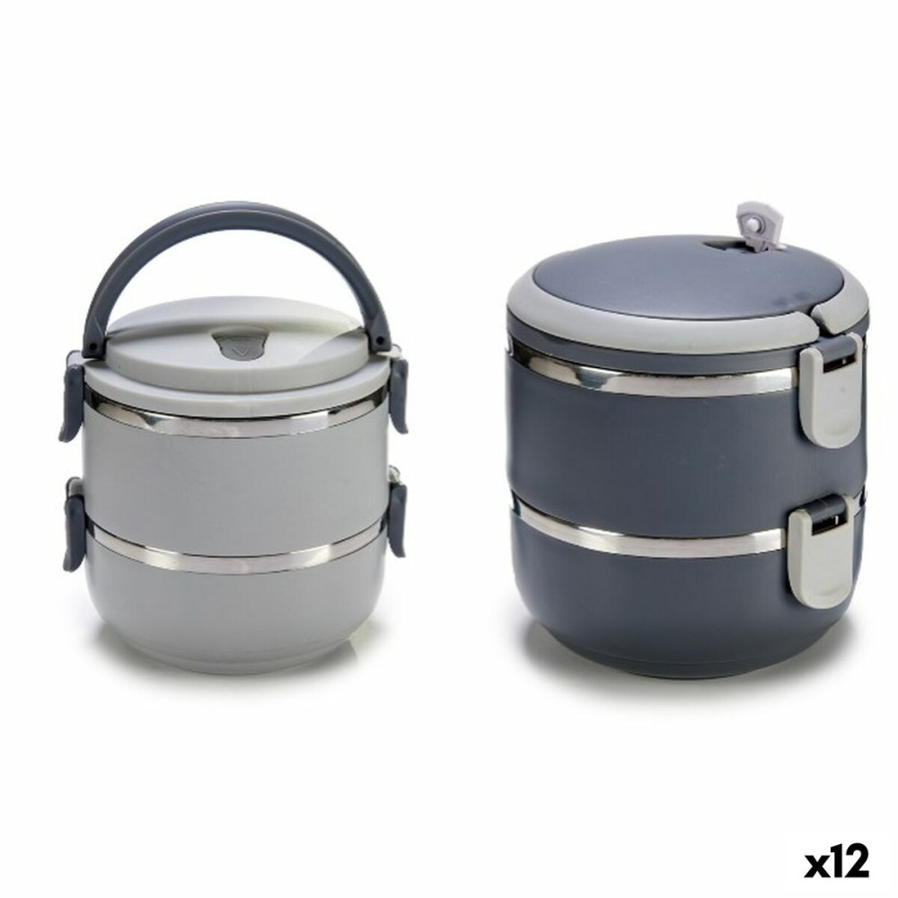 Lunch box 1,5 L 14,5 x 15,3 x 16 cm (12 Units)