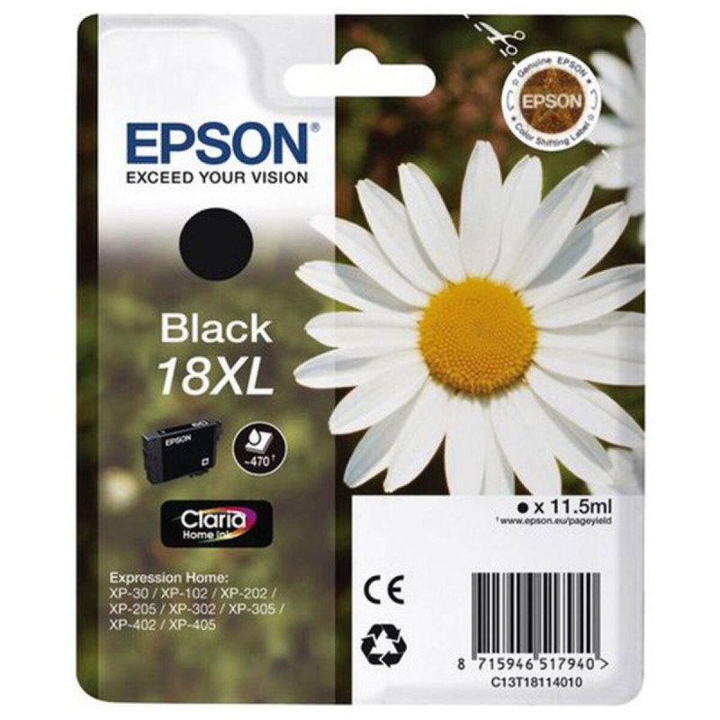 Encre originale Epson 18XL Noir