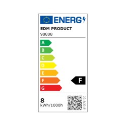 Tube LED EDM 98808 Linestra F 60 W 9 W S14S 700 lm 810 Lm Ø 3 x 50 cm (2700 K)