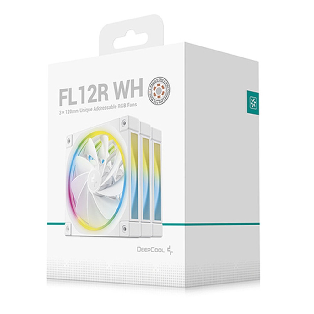 Box Ventilator DEEPCOOL R-FL12R-WHAPN3-G Ø 12 cm