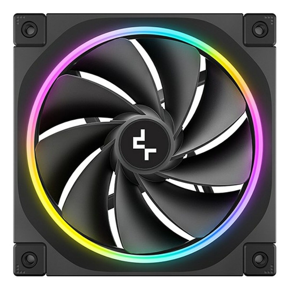 Ventillateur de cabine DEEPCOOL R-FL12R-BKAPN3-G Ø 12 cm (3 Unités)