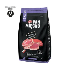 Futter PAN MIĘSKO Rindfleisch 20 kg