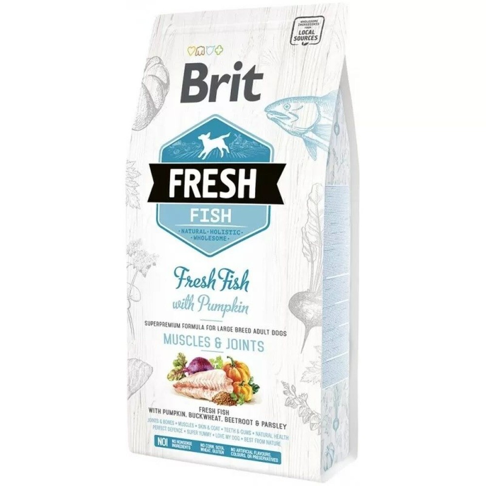 Futter Brit Fresh Muscles & Joints Fish Erwachsener Fisch 12 kg