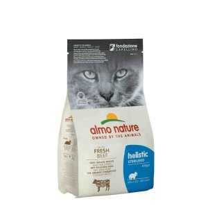 Katzenfutter Almo Nature Holistic Sterilised Beef Erwachsener Rindfleisch 2 Kg