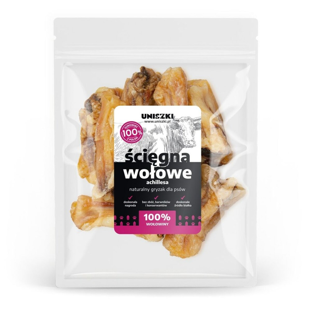 Hundesnack Uniszki Beef Achilles tendons Rind und Kalbfleisch 500 g