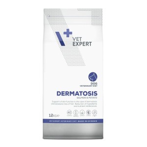 Futter VETEXPERT Dermatosis Lachsfarben 12 kg