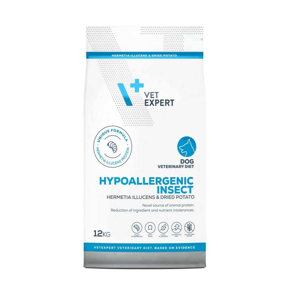 Futter VETEXPERT Hypoallergenic Insect Dog 12 kg