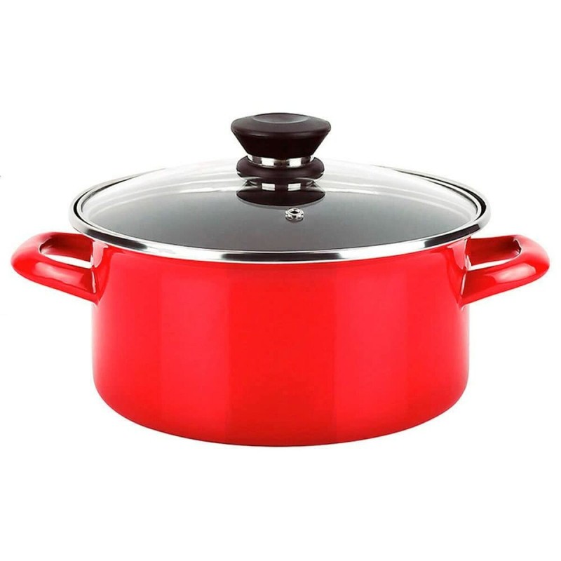 Casserole FAGOR Optimax Red Enamelled Steel (Ø 26 x 14 cm)