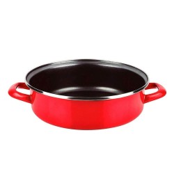 Plat à tarte Fagor Optimax Rouge Acier émaillé Ø 24 cm