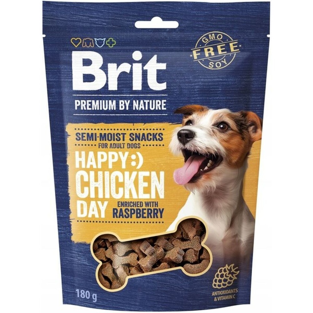 Hundesnack Brit Premium Dog Snack Chicken with Raspberry Huhn 180 g