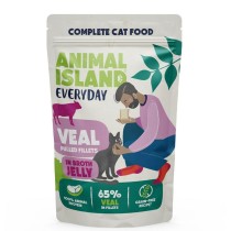Katzenfutter ANIMAL ISLAND Everyday Veal and poultry with liver 4 x 85 g