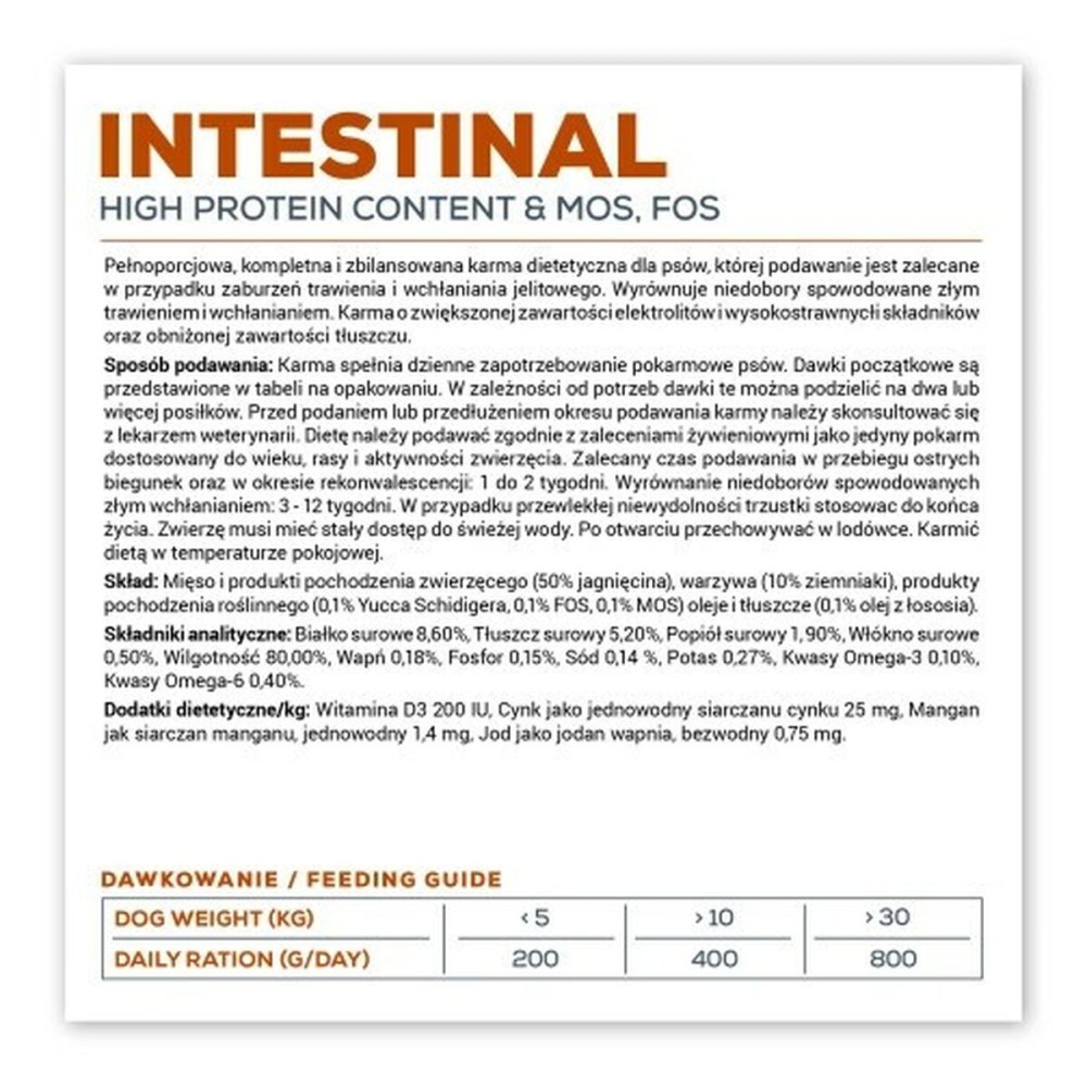 Nassfutter VETEXPERT Intestinal Dog 400 g