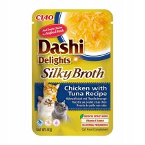 Snack for Cats Inaba Dashi Delights Silky Broth Chicken with Tuna Chicken 40 g
