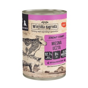 Nassfutter WIEJSKA ZAGRODA Rind und Kalbfleisch 400 g