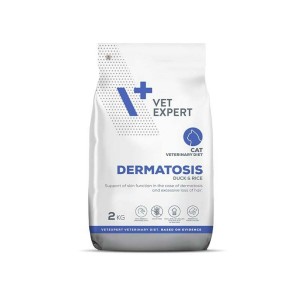 Futter VETEXPERT Dermatosis Cat Duck & Rice Ente 2 Kg