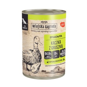 Nassfutter WIEJSKA ZAGRODA Duck with pear 400 g
