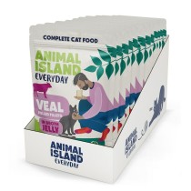Katzenfutter ANIMAL ISLAND Everyday Jelly Veal 12 x 85 g