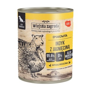 Nassfutter WIEJSKA ZAGRODA Turkey with lamb Truthahn 800 g