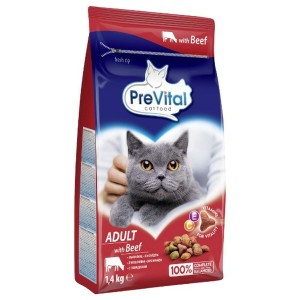 Futter Prevital Rind und Kalbfleisch 1,4 Kg