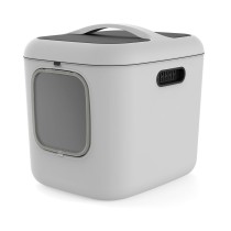 Cat Litter Box Rotho Biala XL White Plastic