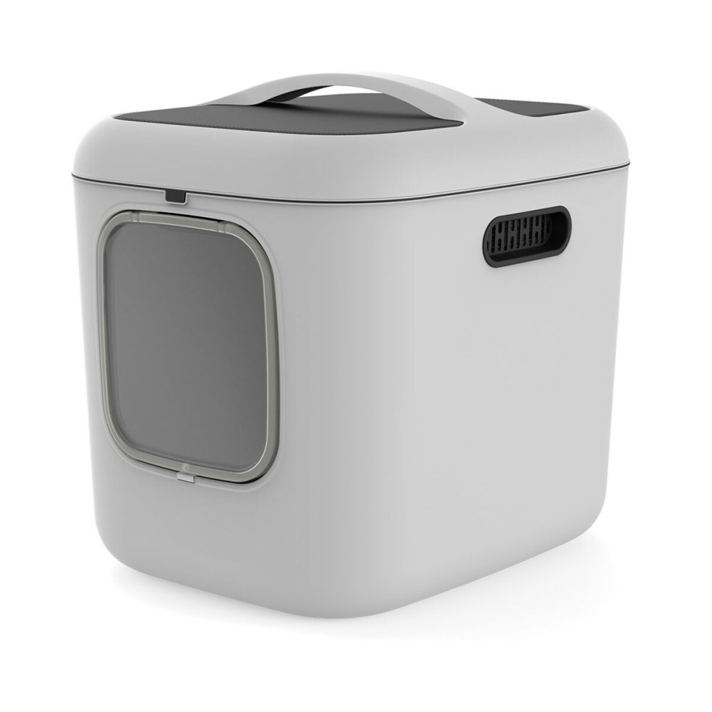 Cat Litter Box Rotho Biala XL White Plastic