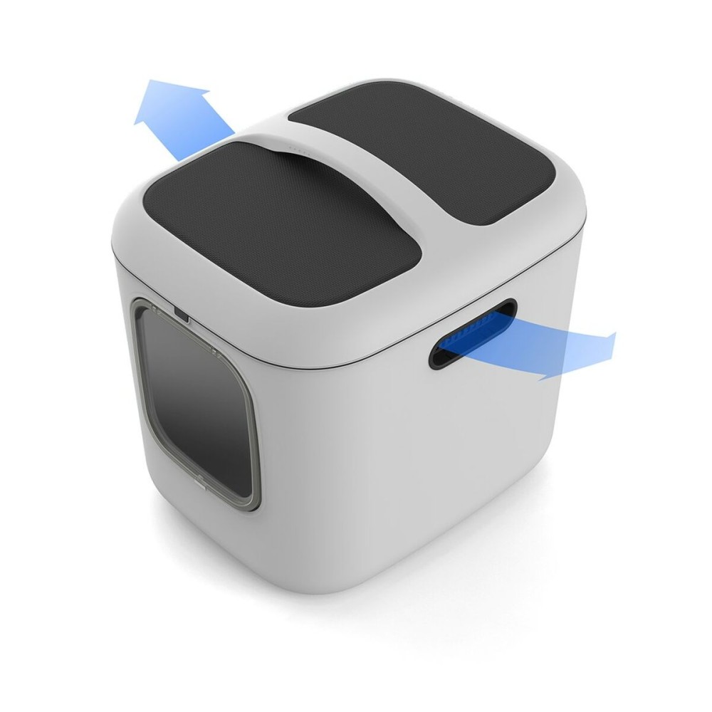 Cat Litter Box Rotho Biala XL White Plastic