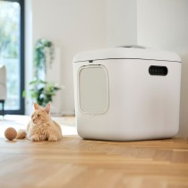 Bac à litière pour chats Rotho Biala XL Blanc Plastique