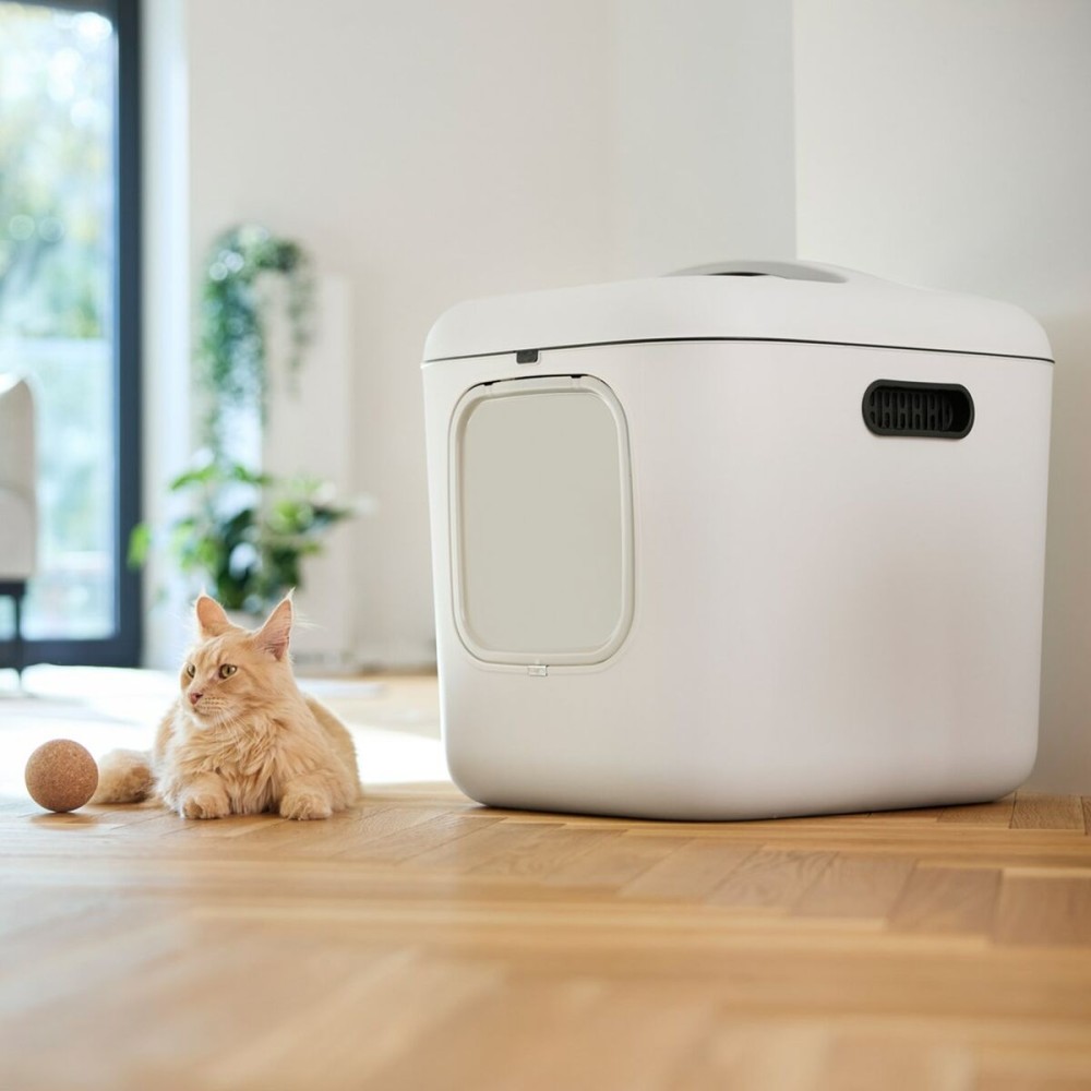 Katzentoilette Rotho Biala XL Weiß Kunststoff