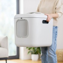 Katzentoilette Rotho Biala XL Weiß Kunststoff