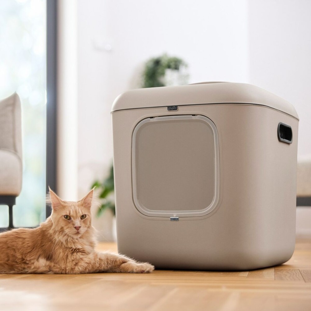 Katzentoilette Rotho Biala XL Cappuccino Kunststoff