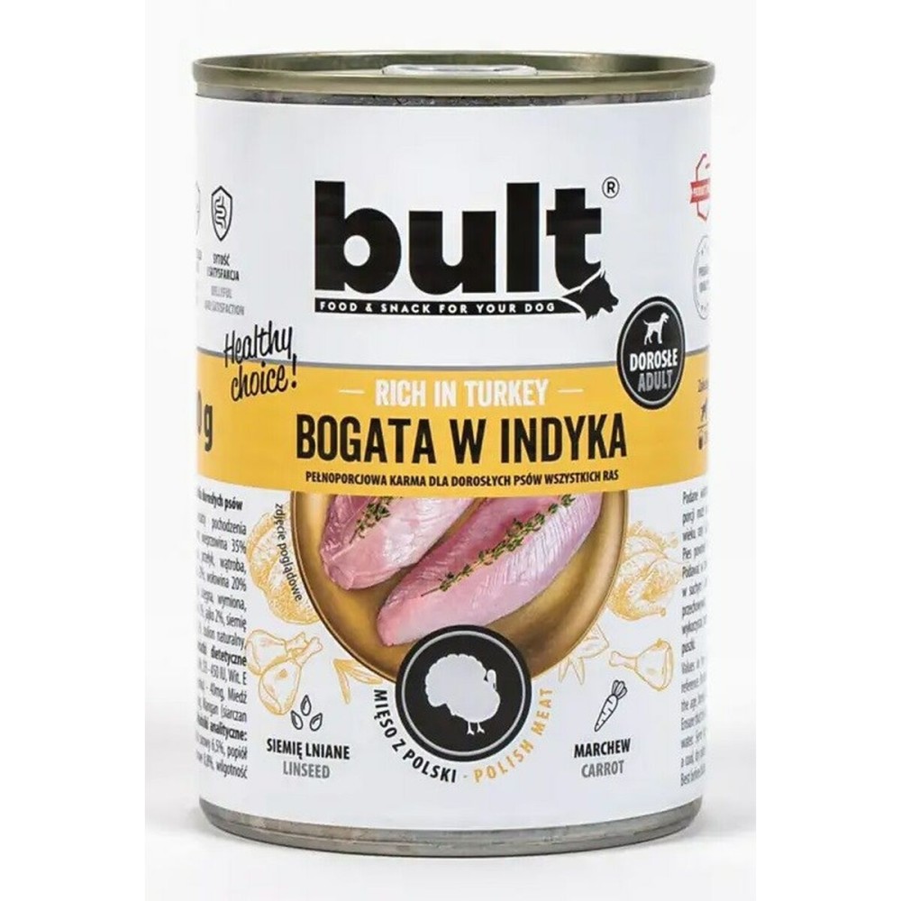 Nassfutter Bult Rich in turkey Truthahn 800 g