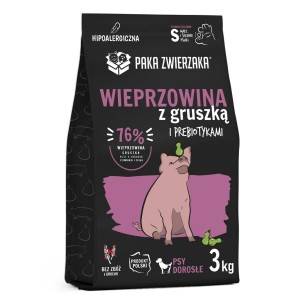 Futter Paka Zwierzaka Pork with pear S Schwein 3 Kg