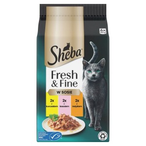 Aliments pour chat Sheba Fresh & Fine Meat Dishes in Sauce 6 x 50 g