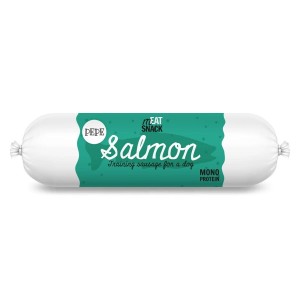Hundesnack Paka Zwierzaka Pepe Sausage Salmon Lachsfarben 200 g