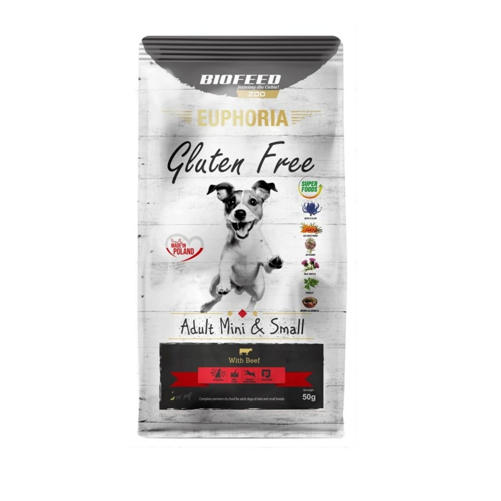 Futter Biofeed Euphoria Grain Free Small and miniature breeds Beef Rindfleisch