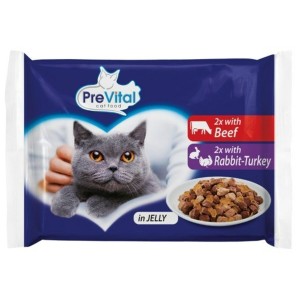 Katzenfutter Prevital 4 x 100 g