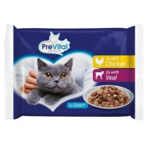 Katzenfutter Prevital 4 x 100 g