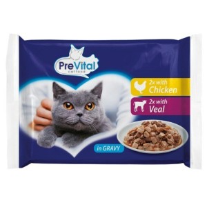 Katzenfutter Prevital 4 x 100 g