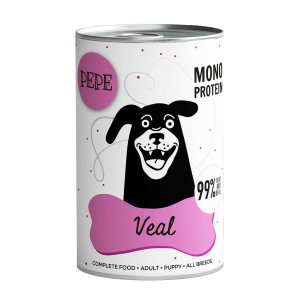Nassfutter Paka Zwierzaka Pepe Veal Rindfleisch 400 g