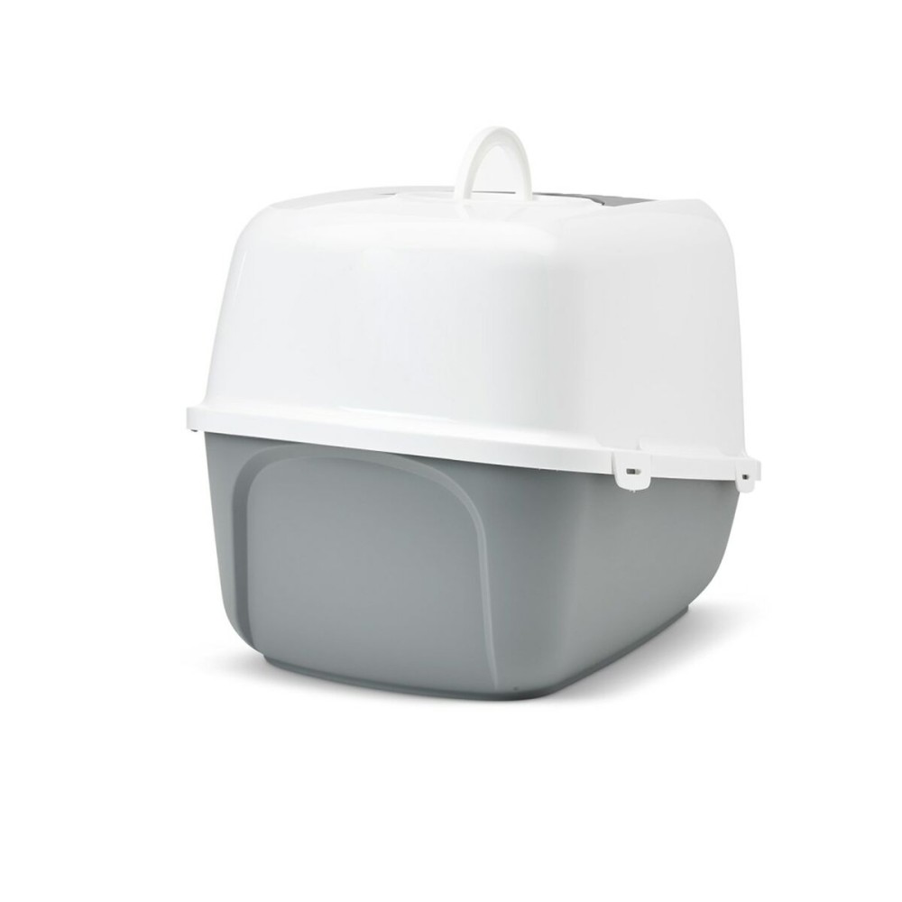 Katzentoilette Savic Nestor Jumbo Weiß Beige Kunststoff